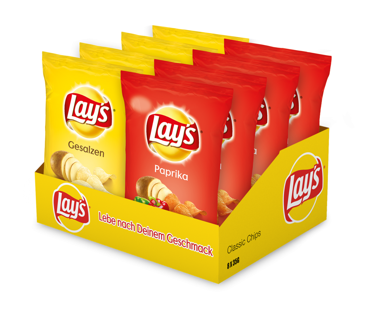 Lay's Chips Jetzt auch in der handlichen 35gTüte Produkte Produkt