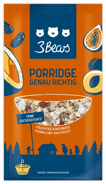 3Bears Porridge Fruchtige Kokosnuss (Bildrechte/Urheber: 3Bears)